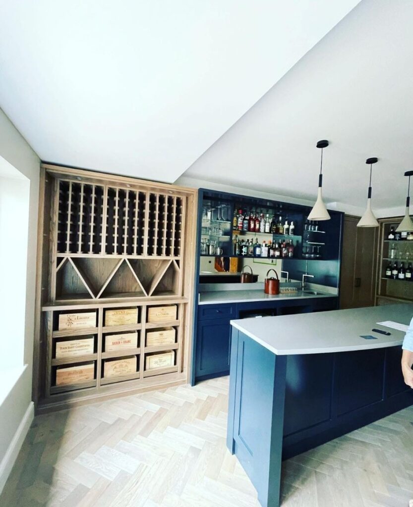 Home bar feature joinery